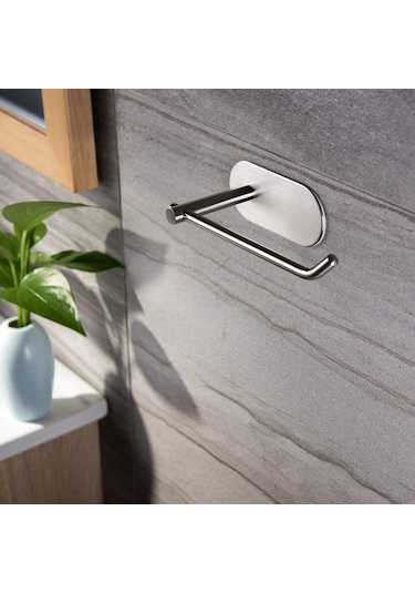 Deltahome Paslanmaz Çelik Tuvalet Kağıtlığı Standı Model: Hamburg