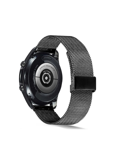 Gear S3 Uyumlu Krd-45 22mm Metal Zore Kordon-mavi