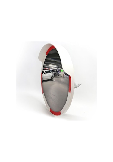 Trafik Güvenlik Aynası 80 Cm Beyaz-kırmızı-719