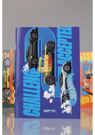 Yeni Sezon Lisanslı Hot Wheels A6 Çizgili Not Defteri