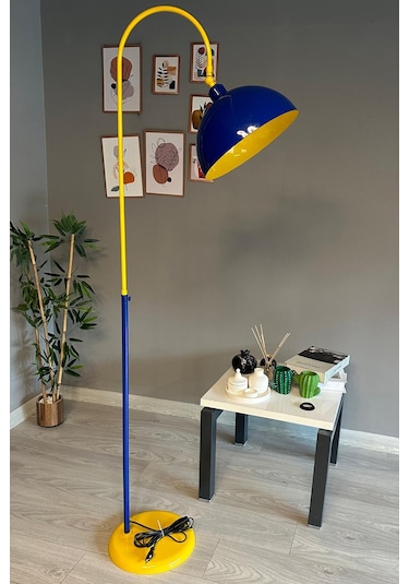 Legend Lambader Hareketli Başlık Modern Dekoratif Metal Oturma Odası Çalışma Odası Lambası Lacivert