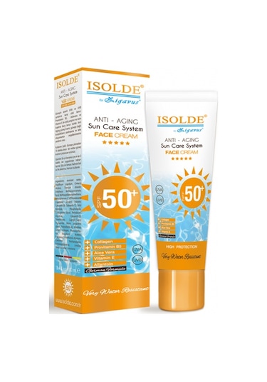 Zigavus Isolde Anti-Aging Güneş Koruyucu Yüz Kremi Spf 50+ 100 ML