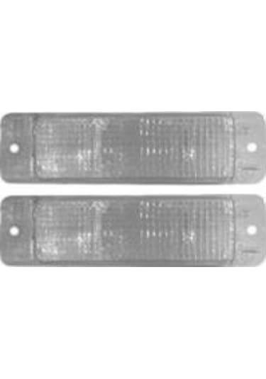 Golf 2 Jetta 2 - 84-91 Sinyal Camı Beyaz Dar Tampon İçin 2 Adet