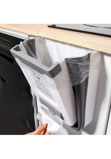 Özel Katlanabilir Mutfak Çöp Kovası Torba Hazneli Fırsat