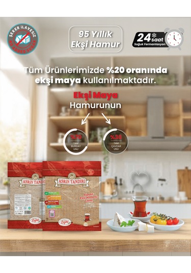 1 Paket Ekşi Hamurlu Kepekli Lavaş Ekmeği