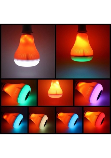 Kumandalı Bluetooth Hoparlör Ampul Ld-37 5365