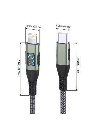 Brightnova Usb C Lightning Kablosu 5 Parça Mavi Yeşil Siyah 2m 6 6ft 78in Hızlı Şarj İphone 14 13 12 11 X Xs Xr 8 Plus İpad Uyumlu