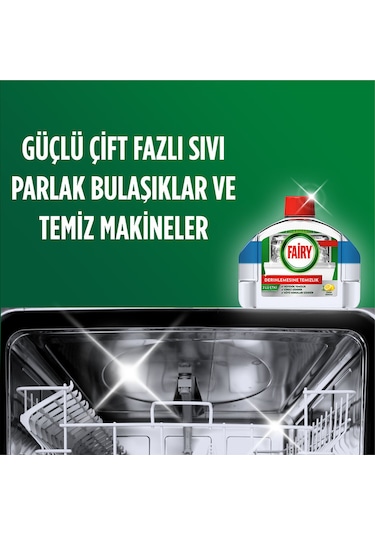 Fairy Bulaşık Makinesi Temizleyici, Derinlemesine Temizlik, Sıvı,