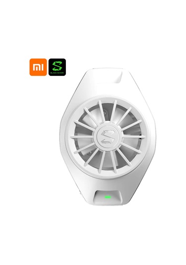 Reedark Xiaomi Black Shark Beyaz Telefon Soğutucu Klipsi - 67-88mm Uyumlu, 30db Düşük Gürültü, Type-c Arayüzlü Mini Radyatör
