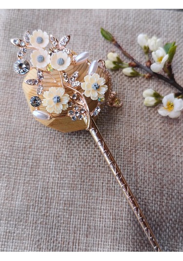 Villovatik Topuz İğnesi Leandro Sarı 156466384 Gri