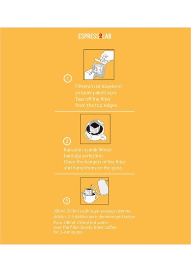 Kenya Nyeri Imara Ab Pratik Filtre Kahve - 5'li Paket | Hızlı Ve Kolay Demleme