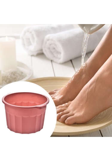 Suntek Masaj Ayak Banyosu Havzası Yıkama Ayakları Kırmızı