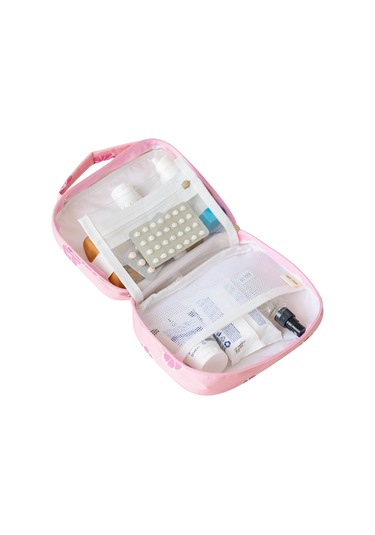 Mama Yoyo Greyfurt Desenli Seyahat İlaç Çantası Greyfurt