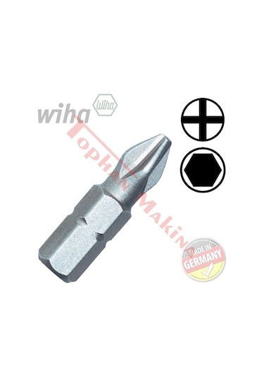 Wiha 7011Z Bits Uç Yıldız Ph2 25 MM