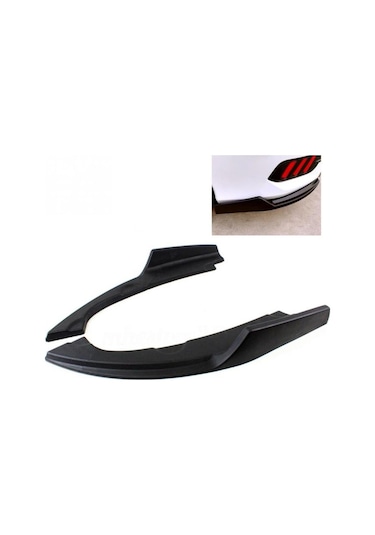 Honda Civic Fc5 Arka Tampon Flap Lip Siyah Piano Black Çıkıntılı