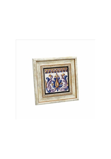 İtalyan Deseni Baskılı Taş Tablo 20x20 680