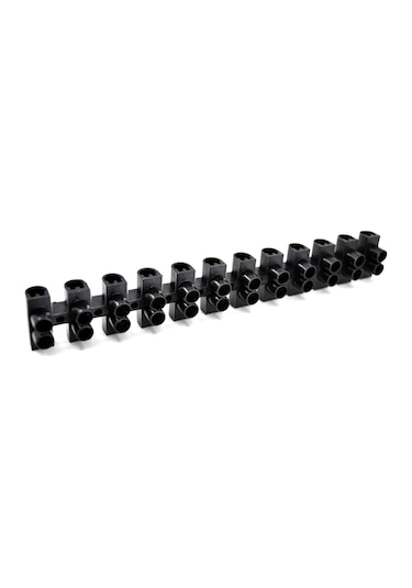 10 Adet No4 Siyah Sıra Klemens Maks. 6mm² Kabloya Kadar