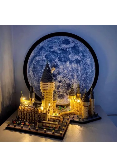 Xiyyadms Uzay Tema 1000 Parça Dıy Puzzle - Zeka Geliştirici Ev Dekoru - 67.6cm Çaplı Duvar Resmi