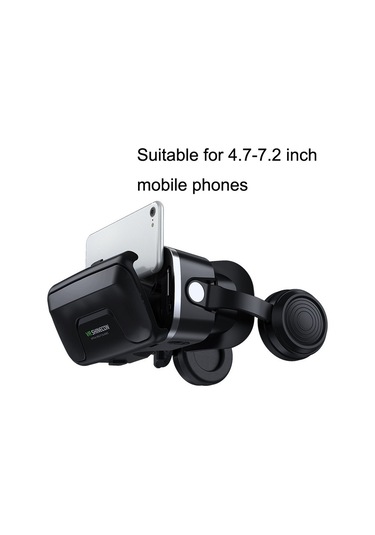 Kulaklık Versiyonu 3d Sanal Gerçeklik Vr Gözlükleri Siyah