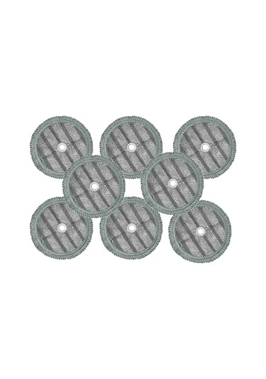 Crackedice Lg Buharlı Paspas Aksesuarları İçin 8 Adet Mop Ped Temizleme Bezi