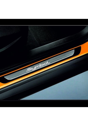 Renault Symbol 2007-2012 Modeller Old Krom Kapı Eşiği 4 Parça Yazılı