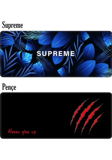 Xrades 24 Model Mouse Pad 70X30 - 90X40 Gaming Oyuncu Mousepad