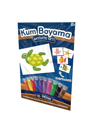 Deniz Kaplumbağası Kum Boyama Aktivite Seti
