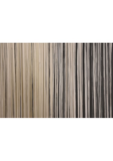 Düz İp Model Krem Renk Hazır İp Perde 300 270 Krem