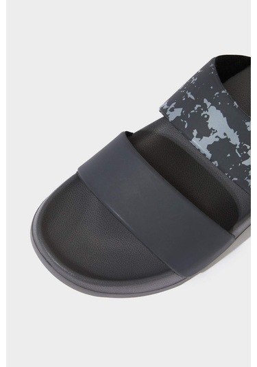 Defacto Erkek Düz Taban Çift Bantlı Eva Terlik E3130ax25hsgr2 Gri