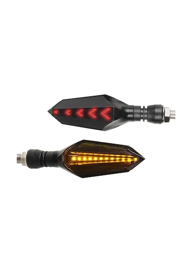 Mondial Mh Drift 150 Yeni Nesil 4'Lü Sinyal Seti Süper Red Parklı