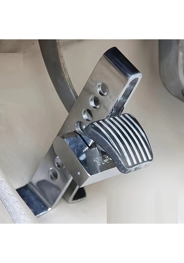 Elmpaly 9 Delik Araç Çalışma Önleyici Kilit Paslanmaz Fren Debriyaj Pedal Kilidi 3 Anahtarlı Güvenlik Koruma Aracı