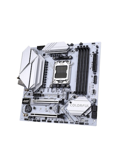 Colorful Battle Ax B650m-whıte Wıfı V15 Ddr5 7600mhz Matx Gaming Aaaa11clf0010