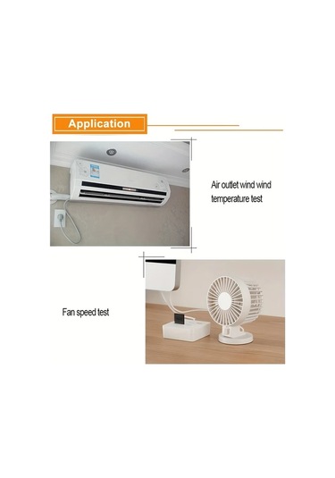 Boatshop1 Digital El Tipi Ruzgar Hizi Olcer Gm816 30m S Akilli Anemometre Hava Ruzgar Olcegi Anti Yirtilma Pil Dahil Degil