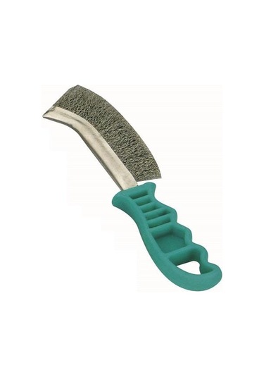 Leo Plastik Saplı El Tipi Tel Fırça Gri Telli