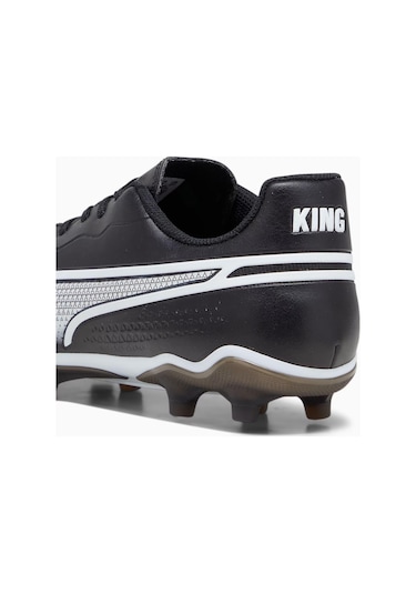 Puma King Match Fg/ag Erkek Krampon-01 Beyaz - Siyah