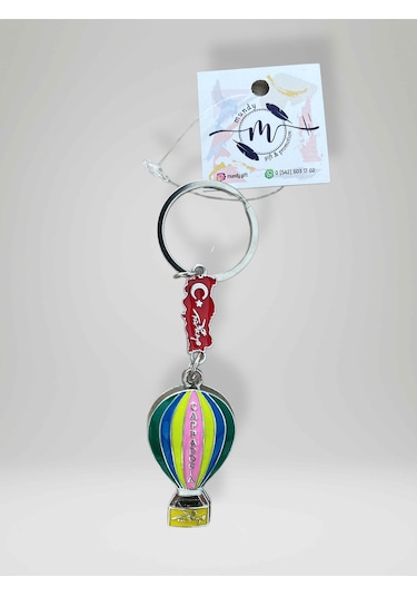 Kapadokya Cappadocıa Temalı Balon Metal Anahtarlık Kod:112