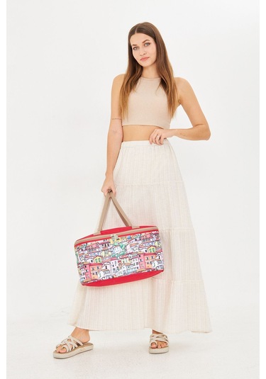 Superbag 22 Litre Piknik/kamp Çantası Sepeti. Termal Termos Çanta Sıcak-soğuk Koruma Sağlar Sofia-0250139 Sofia Çok Renkli