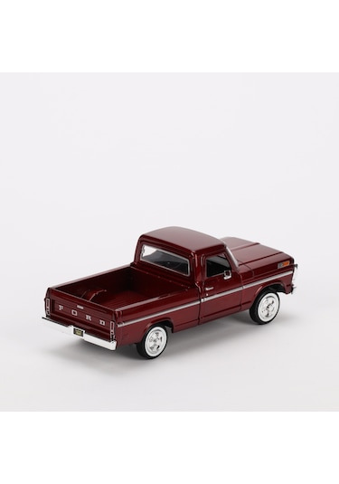 Motormax 1969 Ford F100 Pickup Diecast Model Araba Bordo