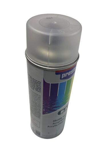 Presto Sprey Boya Ve Vernik 400 Ml Oto, Metal, Ahşap Ve Plastik Yüzeyler İçin Mat Vernik