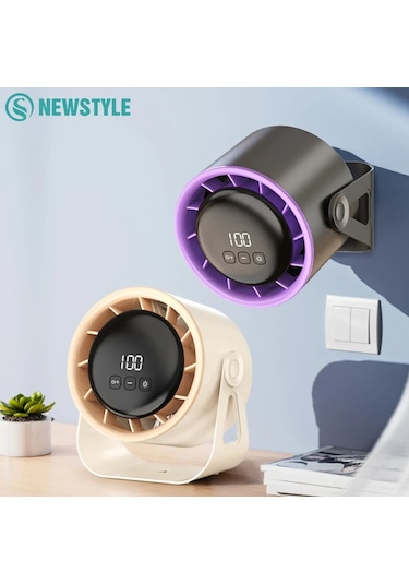 Çok Fonksiyonlu Tavan Vantilatörü, 4 Hızlı Masa Vantilatörü Gri