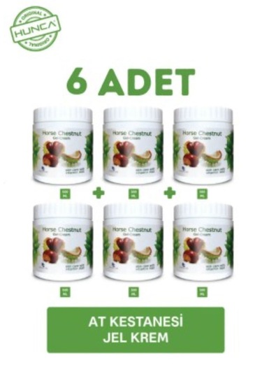 Celestıque At Kestanesi Jeli Kas ve Eklem Masaj Kremi 6 x 500 ML