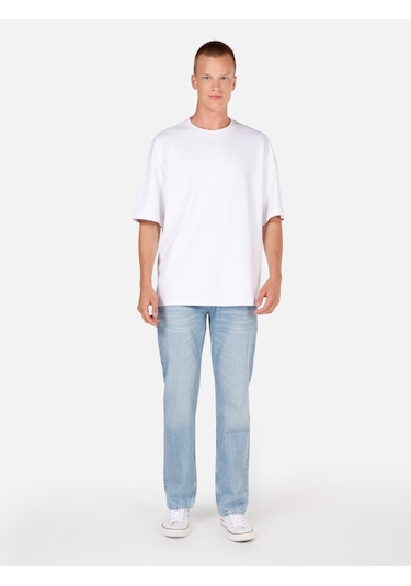 Colins 045 David Normal Kesim Normal Bel Düz Paça Mavi Erkek Pantolon Cl1072784 Cl1072784 Q1.v1 Dn06191 Denim