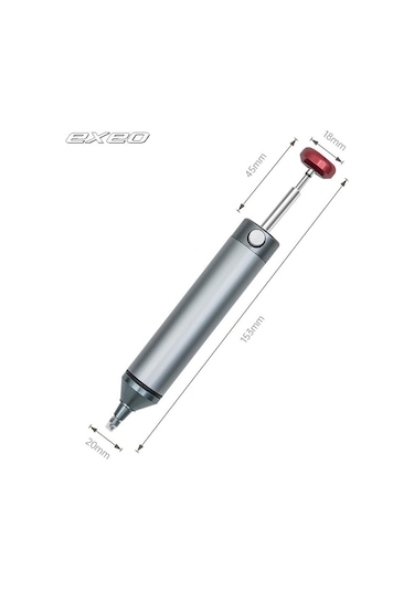 Exeo Ss-02 Güçlü Emiş Lehim Sökme Çeme Temizleme Pompası Aluminyum