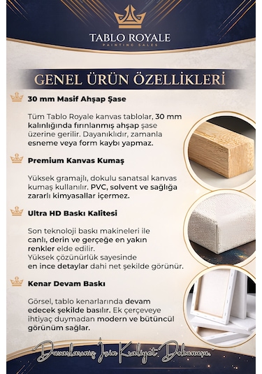Zamanın Ötesi Kanvas Tablo