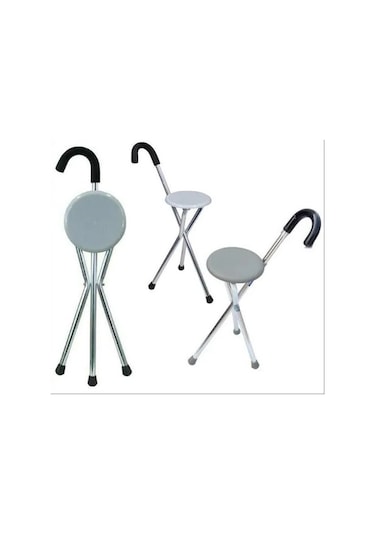 Oturakli Ithal Baston Katlanir 3 Ayakli