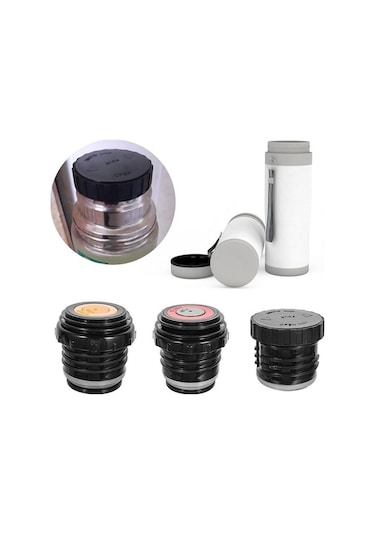 Trendooze Yeni Yedek Vakum Termal Stoper Şişe Kupa Kapağı Kapağı Fişi Bardak Açık 3 Cb Diğer