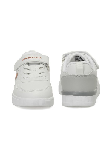 Lumberjack Rıck Jr 5pr Beyaz Erkek Çocuk Sneaker 000000000102021758 Beyaz-Turuncu