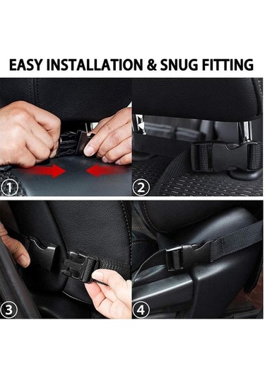 jmsstore 1 Paket Çok Cepli Araba Depolama Arka Koltuk Organizatör Tutucu Su Geçirmez Seyahat Çantası