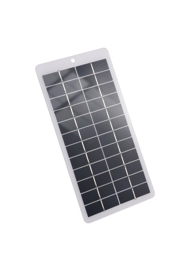 Hfambition 12v 5w Polikristal Güneş Paneli - Dc5521 Bağlantılı Güneş Şarj Cihazı