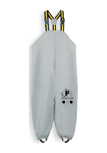 Denokids İnşaat Aracı Erkek Çocuk Su Geçirmez Yağmur Tulumu Renkli